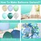 Under the Sea Balloon Arch – Pastel Blue, Teal & Lime Green Balloon Garland with Metallic Balloons for Ocean, Shark Theme Birthday Party & Baby Shower Decorations (Girls & Boys)